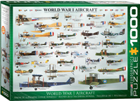 Puzzle 1000 avionetas I guerra mundial