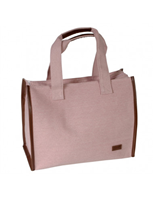 BOLSO LONA RECTANGULAR ROSA