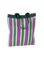 TOTE BAG RECICLADO RAYAS MORADAS