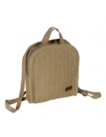 MOCHILA TRENZADA BEIGE