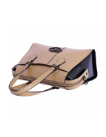 Bolso hombro camel d.Algodon