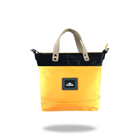 Bolso capazo Charro amarillo negro