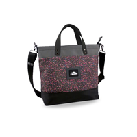 Bolso capazo flores 