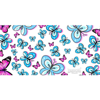 Toalla playa rectangular mariposas 