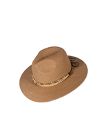 Indiana tostada cinta collar madera talla 57 ajustable