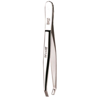 Pinza niquelada punta recta cangrejo