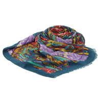 Fular paisley abstracto pelillos Zarucho 