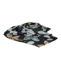 Fular flor lurex pelillos ZARUCHO