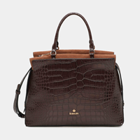Bolso mano Mandy marron de BINNARI