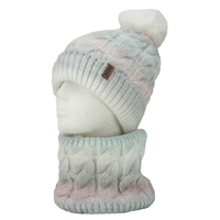 Set 2 piezas gorro y braga ZARUCHO colores varios