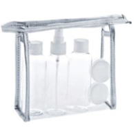 Neceser transparente con botes