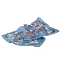 Pañuelo abstracto azul ZARUCHO 53*53