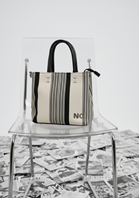 Mini tote tejido lineas NOCO