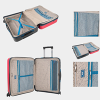 Maleta SALZBURGO JASLEN mediana polipropileno antracita petroleo