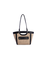 Bolso de mano D.ALGODON beige