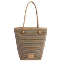 Bolso shopper DON ALGODON camel
