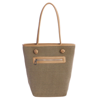 Bolso shopper DON ALGODON camel