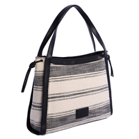 Bolso hombro DON ALGODON negro