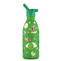 Botella cool bottles kids rolling skaters 500ml acero