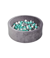 Piscina bolas misti bolas gris verde MS