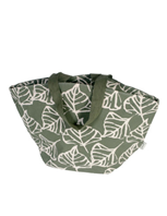 Bolso oval hojas playa