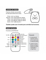 Lampara infantil conejo multifuncion