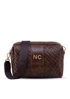 Bandolera trenzada marron NOCO