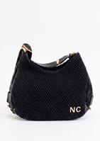 Bolso texturizado gondola negro NOCO