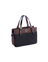 Bolso mano bandolera AMICHI negro bicolor