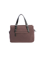 Bolso mano bandolera AMICHI negro bicolor