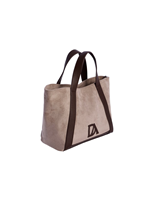 Bolso mano DON ALGODON taupe