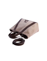 Bolso mano DON ALGODON taupe