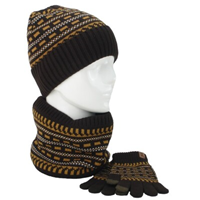 Set gorro braga guantes ZARUCHO